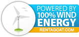 Powered by 100% Wind Energy